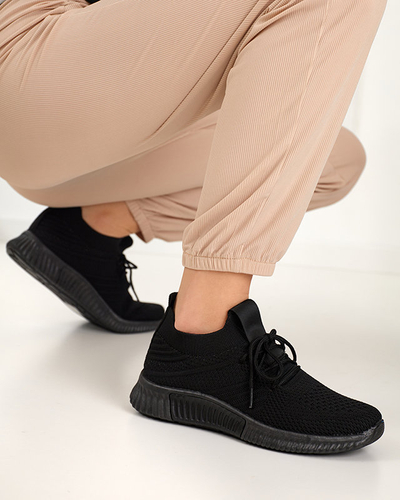 OUTLET Fekete Merisal női sportcipő - Lábbeli