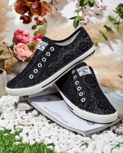 Royalfashion női Imilla brokátos tornacipő