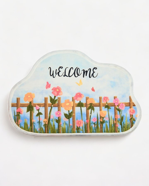 Royalfashion Színes lábtörlő szőnyeg virágokkal 40x60