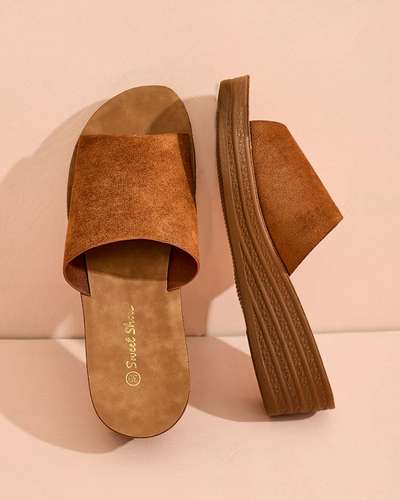 Royalfashion Női Saffil alacsony sarkú flip-flop