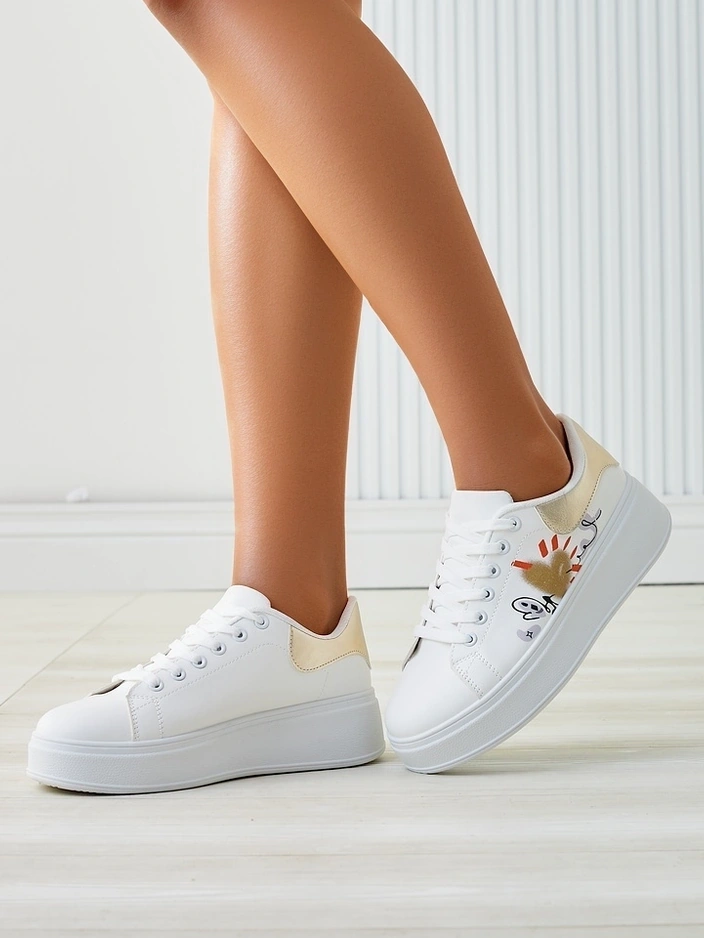 Royalfashion Női platform tornacipők nyomattal Alcape