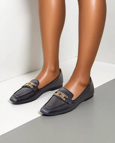 Royalfashion Nyitott női mokaszin Besione