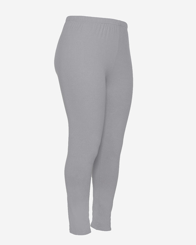 Szürke női bambusz leggings PLUSZ MÉRET - Ruházat