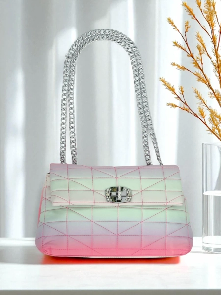 Royalfashion Női kis kézitáska ökobőrből ombre Sophie Rose