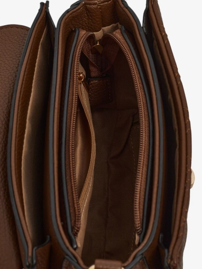 Luna Női Táska Sötétbarna Öko Bőr Elegáns