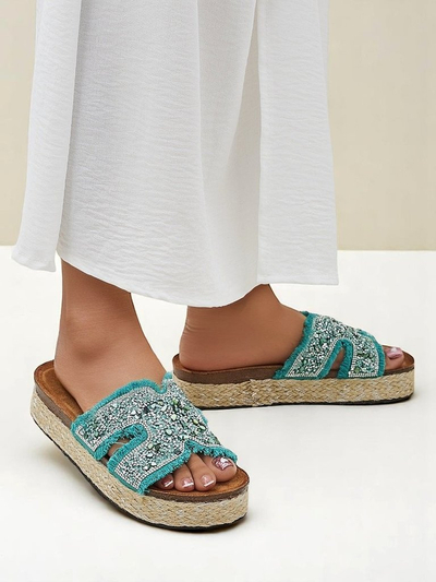 Royalfashion Női szandálok Candy Candy díszítéssel