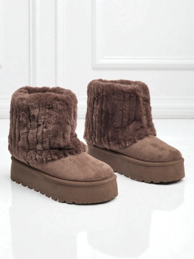 Női szőrmés hócsizma stílusú cipő Irelle