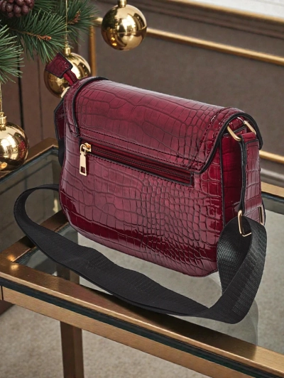 Aurora Bordó Női Elegáns Műbőr Táska