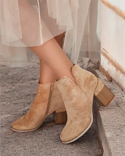 Royalfashion női eko velúr Ovi csizma