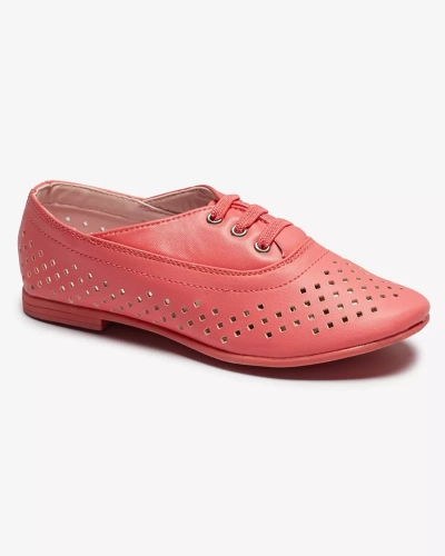 Rózsaszín, áttört gyermek mokaszin Janno- Footwear