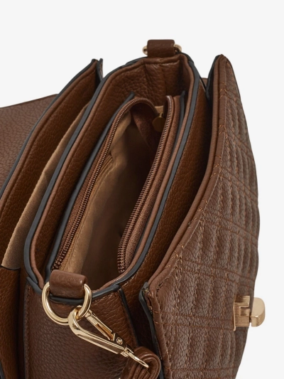 Luna Női Táska Sötétbarna Öko Bőr Elegáns