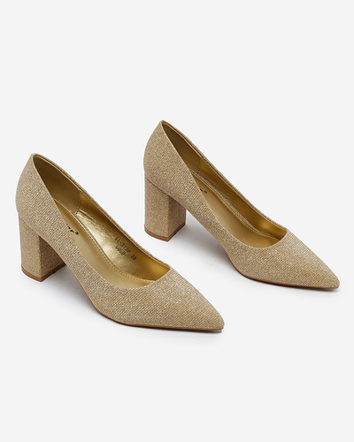 Royalfashion Női Eotira Glitter Stiletto Post Top pumps