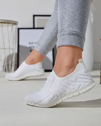OUTLET Fehér csúszós női sportcipő tornacipő Kerliv- Footwear