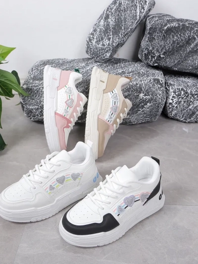 Royalfashion Női cipők csillámokkal Samoles