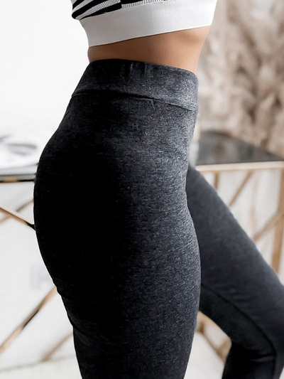 Női leggings sötétszürke színben- Ruházat