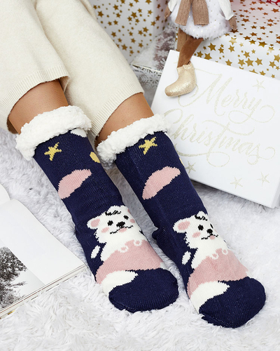 Royalfashion Női téli zokni karácsonyi mintával