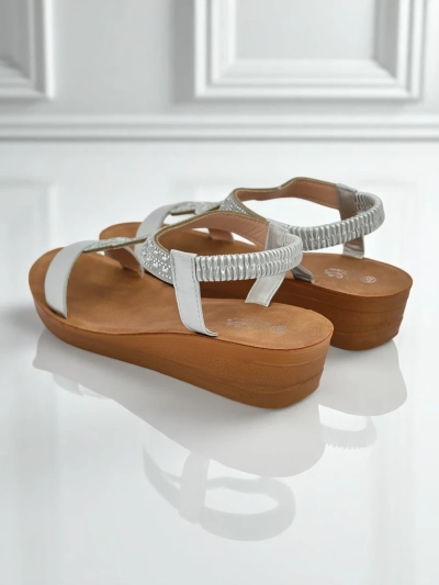 Royalfashion női ékes szandál cirkóniákkal Agaya