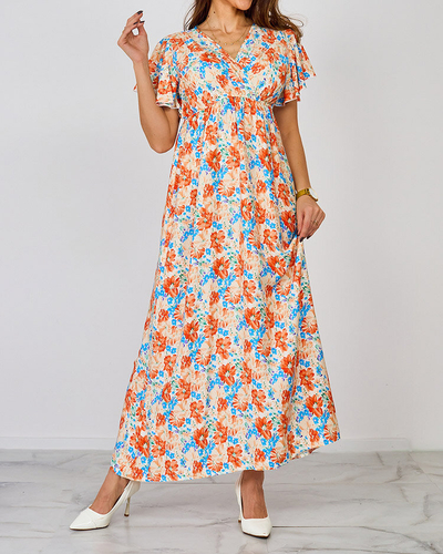 Royalfashion Női virágos midi ruha
