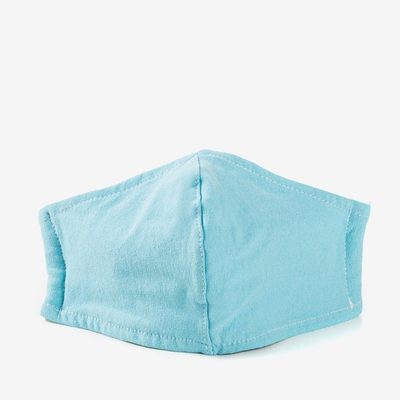 Miętowa 2 warstwowa maseczka ochronna na twarz - Maseczki