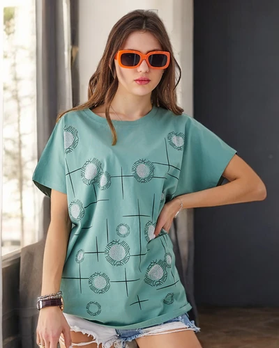 Royalfashion Női Pamut Póló Nyomtatással