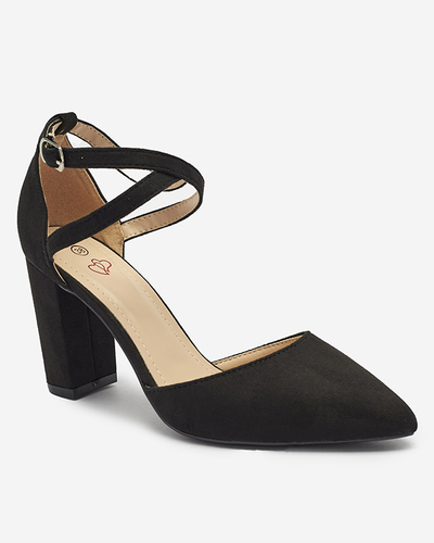 Fekete női tűsarkú cipő Amagy- Lábbeli