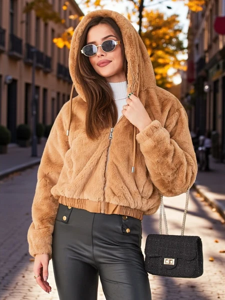 Royalfashion Női műszőrme dzseki