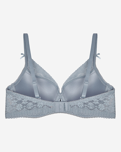 Női párnázott melltartó kék színben- Fehérnemű