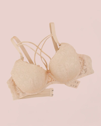 Royalfashion Női bélelt melltartó csipkével