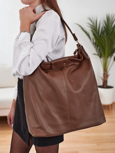 Velinda Score shopper női táska műbőrből