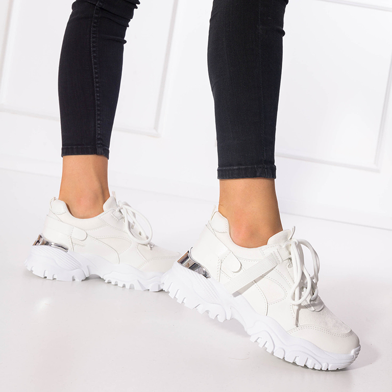 OUTLET Női sportcipő tornacipő ecru Itega árnyalatban - Lábbeli