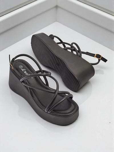 Royalfashion Női éktalpas szandál Skyline Straps