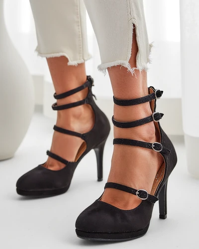 Royalfashion Női Stiletto Magassarkú Heels Pántokkal Celose