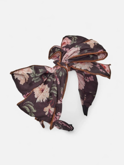 Royalfashion Virágos masnis hajpánt