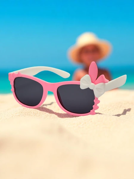 Royalfashion Gyermek napszemüveg Bunny Shine díszítéssel