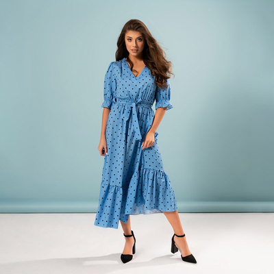 Fekete női szivattyúk egy magasabb oszlopon Asakie - Lábbeli