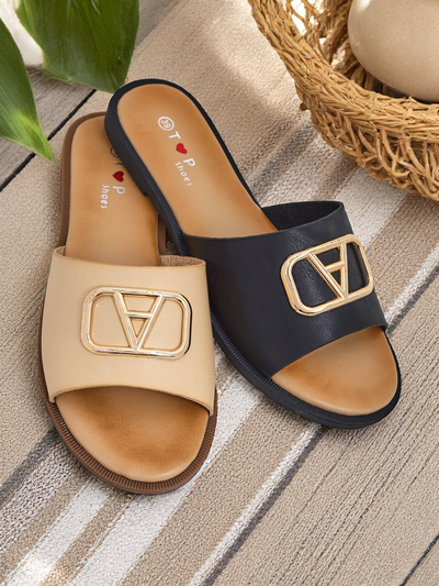 Royalfashion női lapos talpú Ohanna papucs