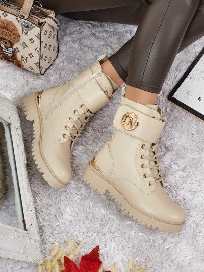 Női Lorice worker bakancs díszekkel