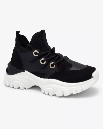 Női sportcipő fekete színben Hasola- Footwear