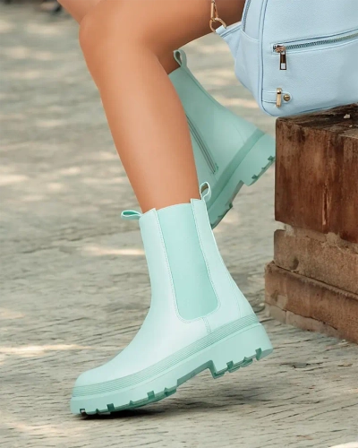 Royalfashion Eko bőr női csizma Ereste