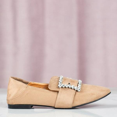 OUTLET Barna mokaszin Morandi díszítéssel - Cipő