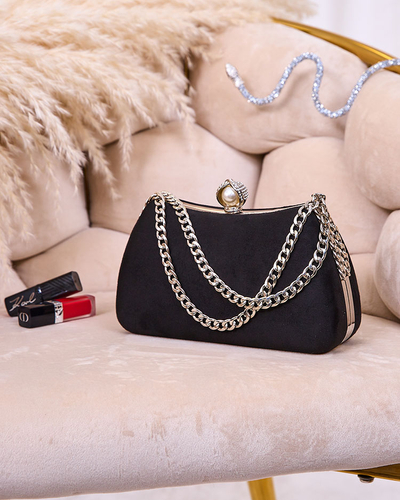 Royalfashion Fekete női kuplungtáska