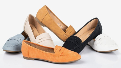 Roselle narancssárga női mokaszin - lábbeli