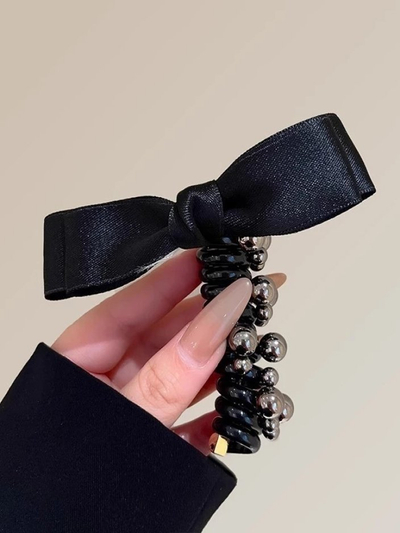 Royalfashion Hajgumi spirál formában masnival Spirabella