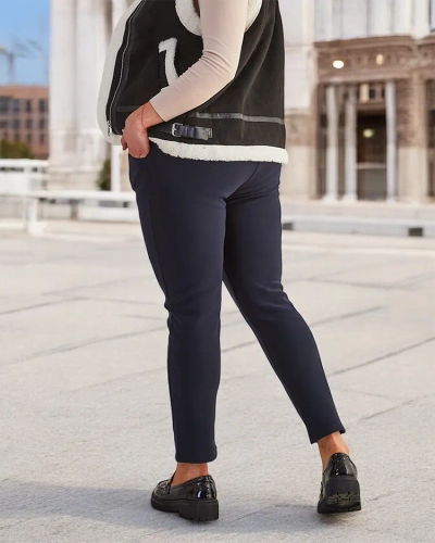 Royalfashion Női szigetelt treggings nadrág PLUS SIZE