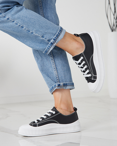 OUTLET Fekete női sportcipő, Kerisso tornacipő - Lábbeli