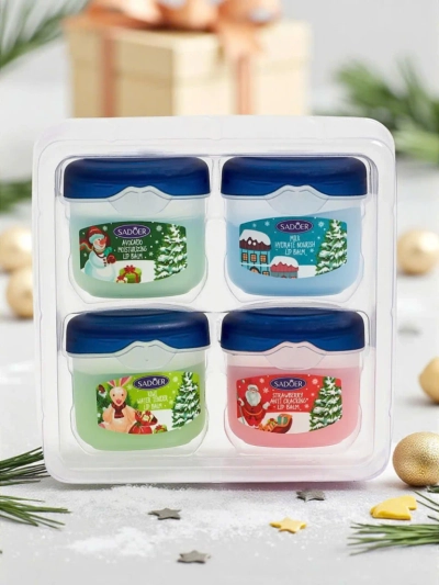 Ünnepi Hidratáló Ajakbalzsam Szett x4