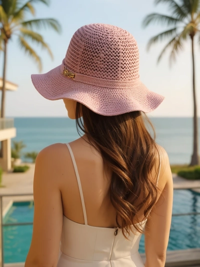 Royalfashion Női kalap hullámos karimával Wave Breeze