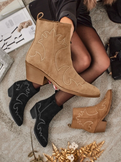 Velvet Ash női cowboy csizmák – sarokkal