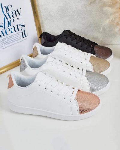 Calista Nero női sneakerek – fekete bőr lapos cipők tavaszra