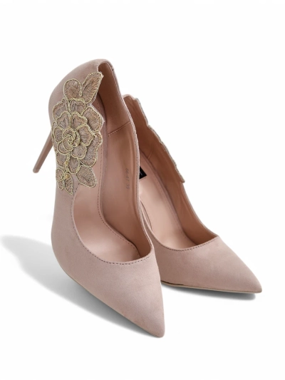 Royalfashion Női tűsarkú cipő virágokkal Sollabe